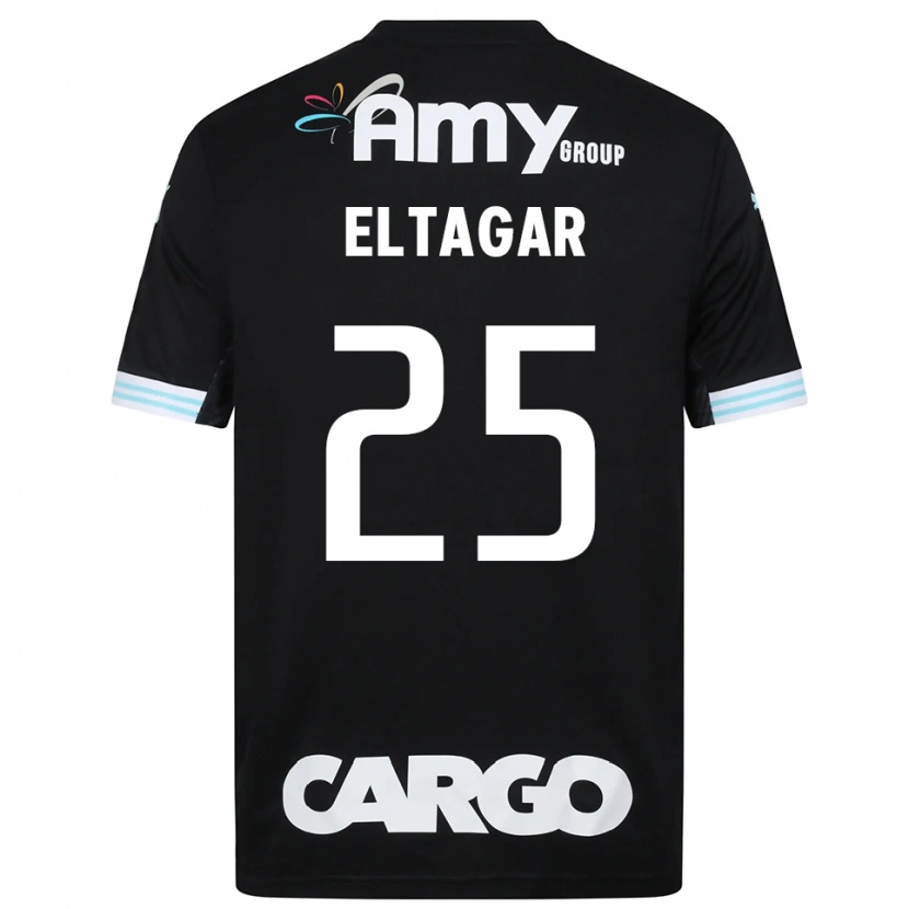 Danxen Uomo Barak Eltagar #25 Maglia Gara Portiere Bianco Nero 2025/26 Maglietta