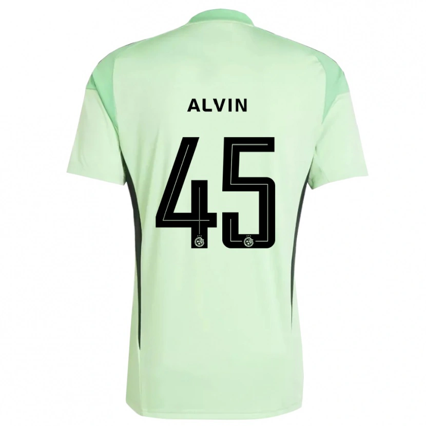 Danxen Uomo Glenn Alvin #45 Maglia Gara Portiere Verde Chiaro Nero 2025/26 Maglietta