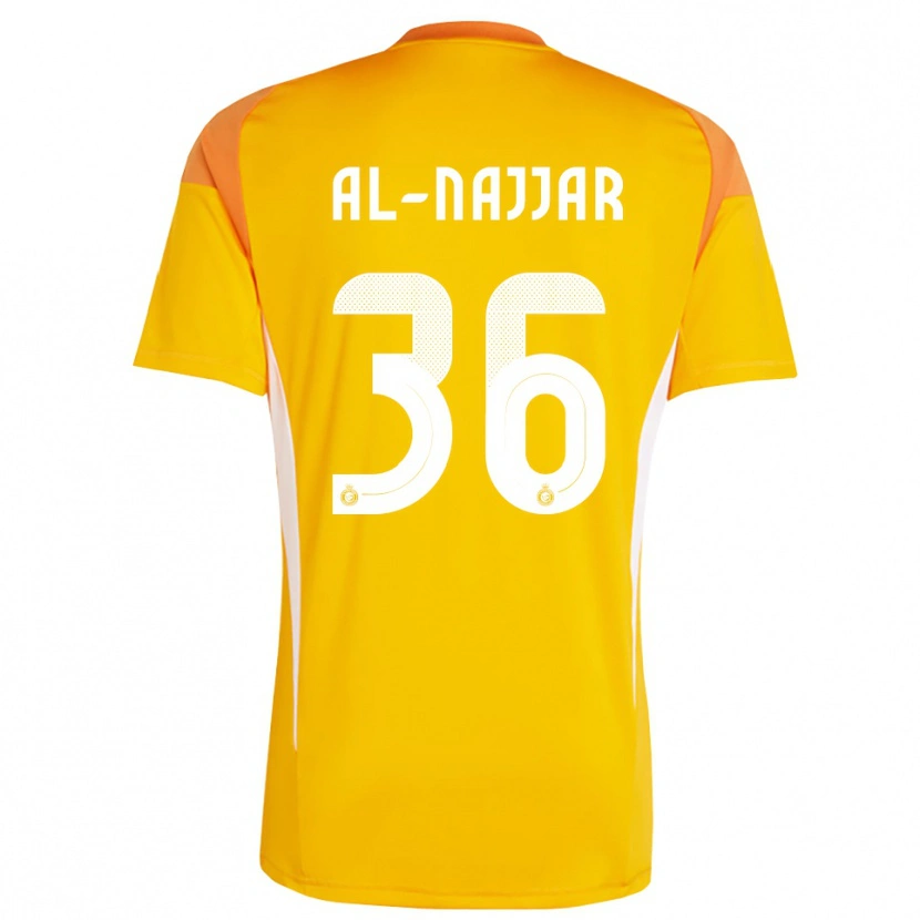 Danxen Uomo Raghed Al-Najjar #36 Maglia Gara Portiere Arancio Giallo Bianco 2025/26 Maglietta
