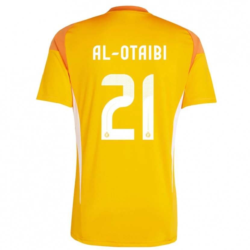 Danxen Uomo Abdulrahman Al-Otaibi #21 Maglia Gara Portiere Arancio Giallo Bianco 2025/26 Maglietta