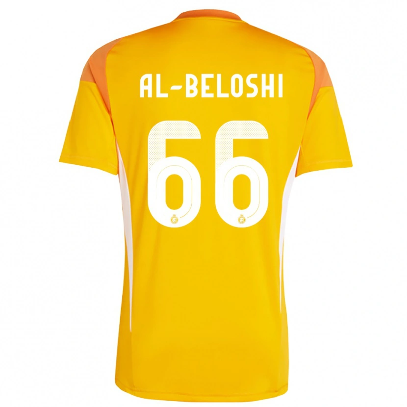 Danxen Uomo Reem Al-Beloshi #66 Maglia Gara Portiere Arancio Giallo Bianco 2025/26 Maglietta