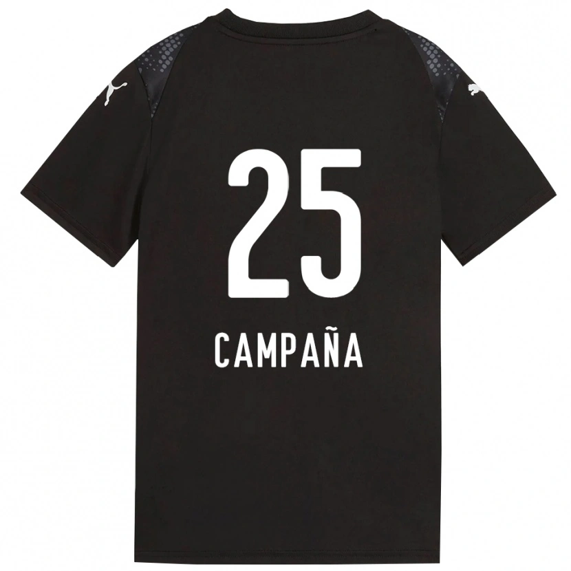 Danxen Uomo Martín Campaña #25 Maglia Gara Portiere Oro Nero 2025/26 Maglietta