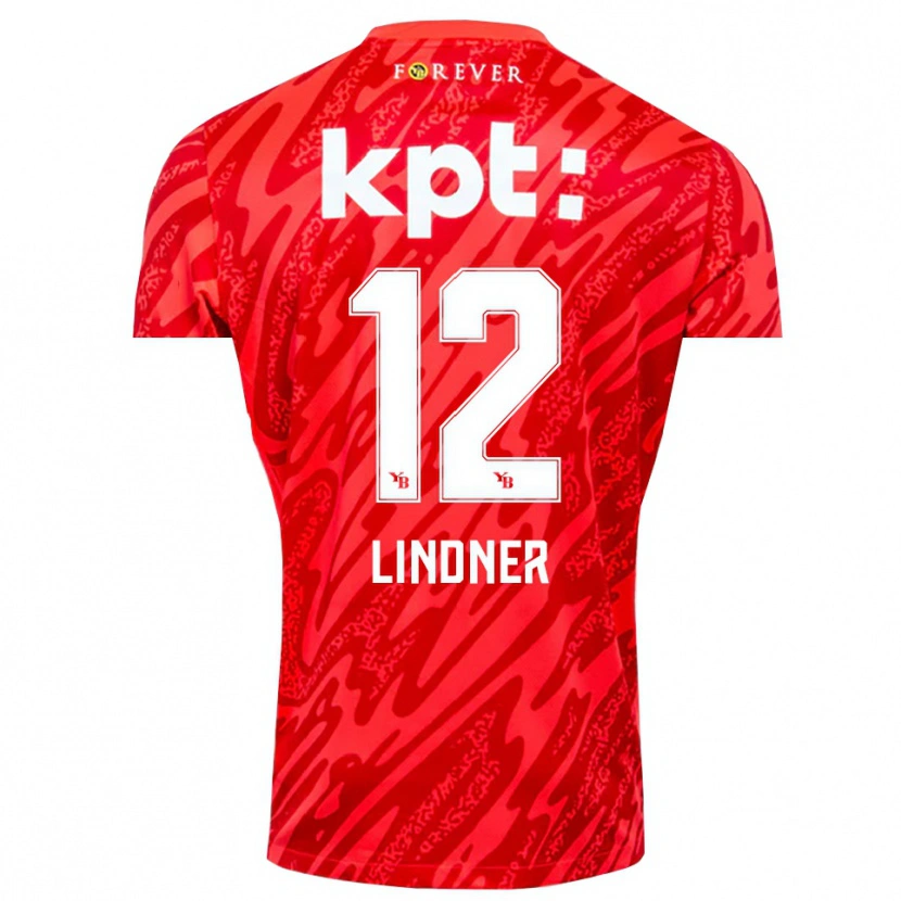 Danxen Uomo Heinz Lindner #12 Maglia Gara Portiere Bianco Rosso 2025/26 Maglietta
