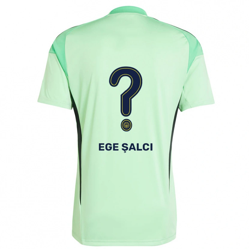 Danxen Uomo Yağız Ege Şalcı #0 Maglia Gara Portiere Verde Chiaro Nero 2025/26 Maglietta