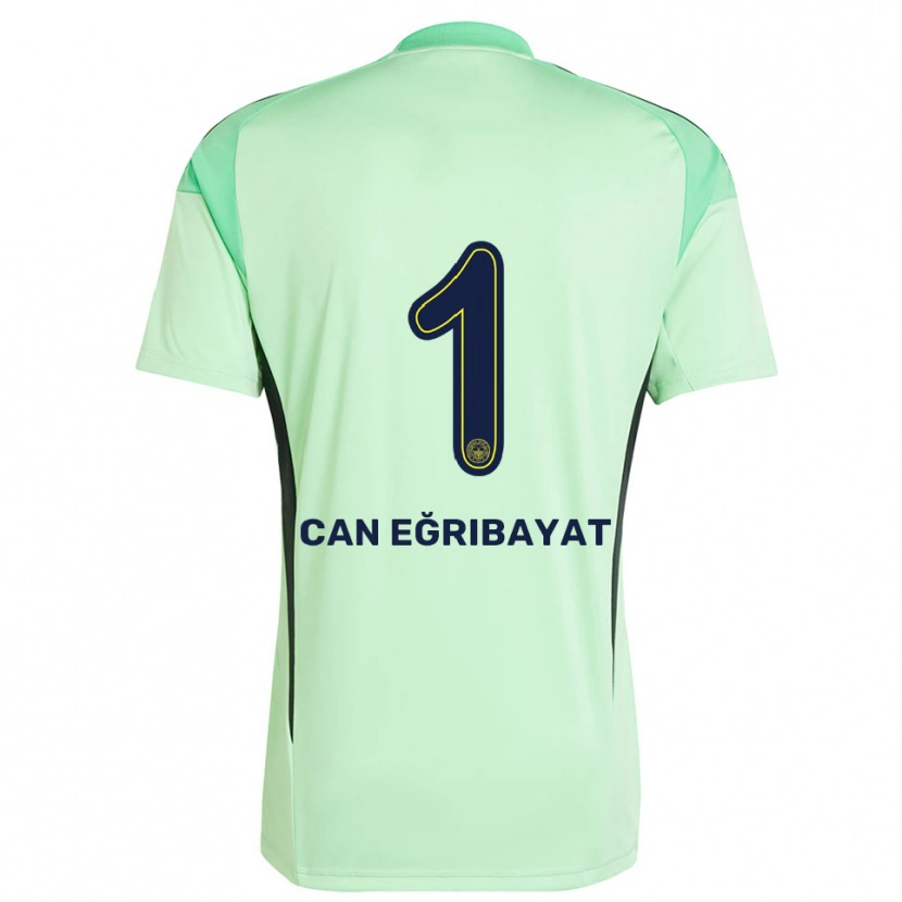Danxen Uomo İrfan Can Eğribayat #1 Maglia Gara Portiere Verde Chiaro Nero 2025/26 Maglietta