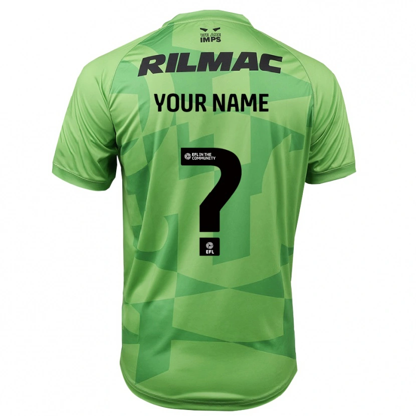 Danxen Uomo Lincoln City Maglia Gara Portiere Verde Chiaro 2025/26 Maglietta