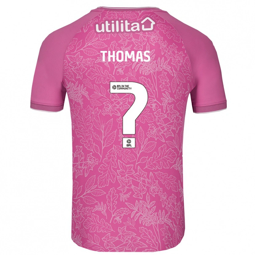 Danxen Uomo Lucas Thomas #0 Maglia Gara Portiere Nero Rosa 2025/26 Maglietta