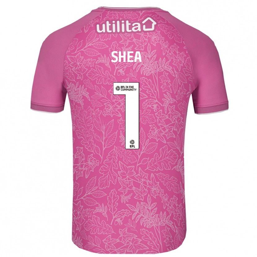 Danxen Uomo James Shea #1 Maglia Gara Portiere Nero Rosa 2025/26 Maglietta