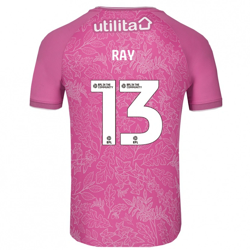 Danxen Uomo Celine Ray #13 Maglia Gara Portiere Nero Rosa 2025/26 Maglietta