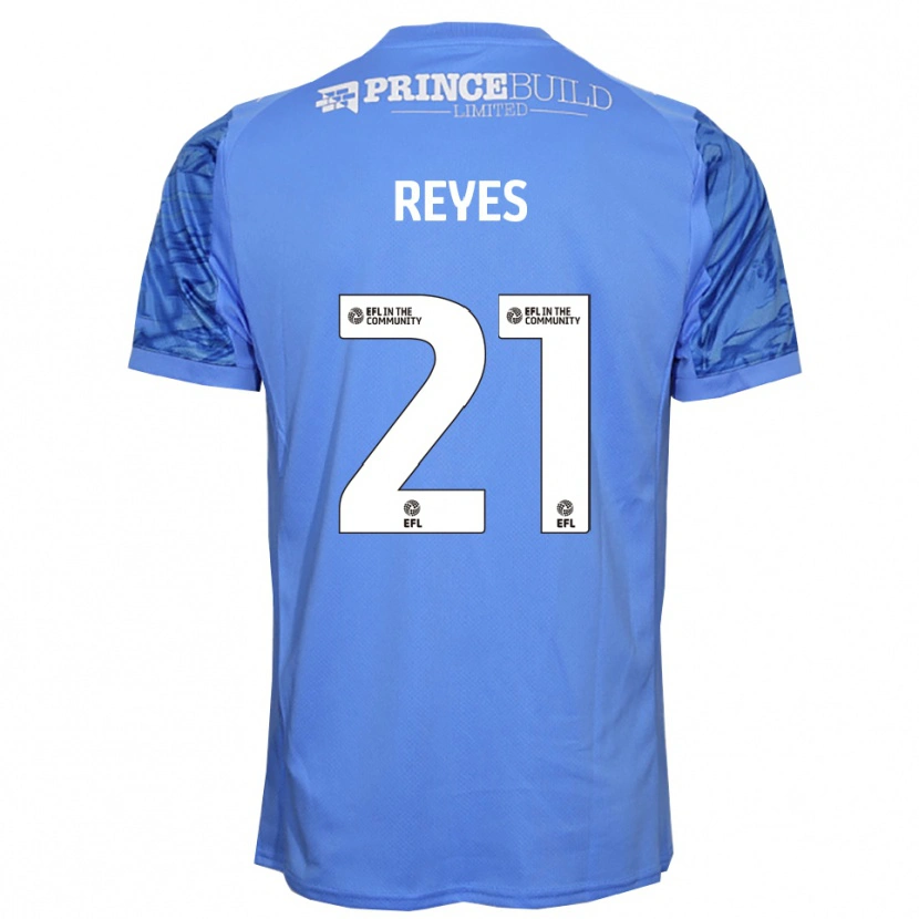Danxen Uomo Vicente Reyes #21 Maglia Gara Portiere Blu Dodger 2025/26 Maglietta