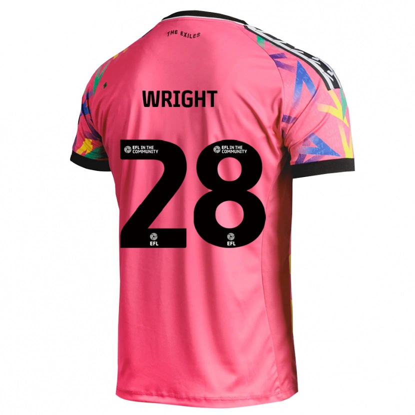 Danxen Uomo Jordan Wright #28 Maglia Gara Portiere Magenta 2025/26 Maglietta
