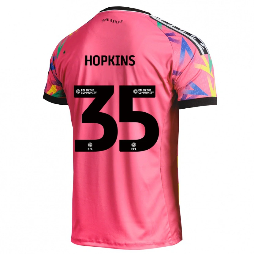 Danxen Uomo Bailey Hopkins #35 Maglia Gara Portiere Magenta 2025/26 Maglietta