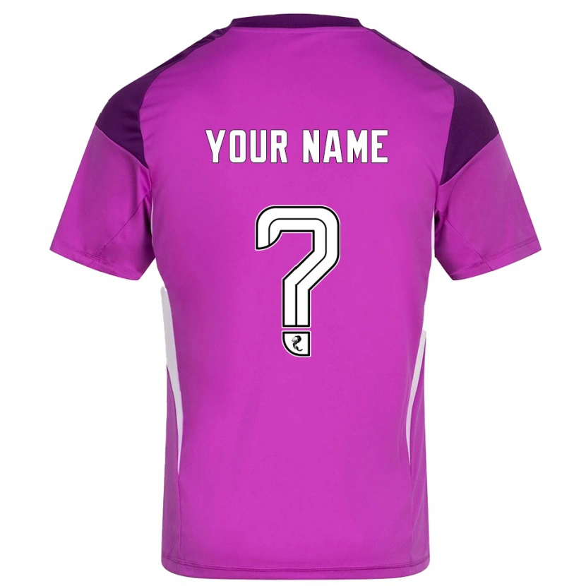 Danxen Uomo Aberdeen Maglia Gara Portiere Magenta Viola 2025/26 Maglietta