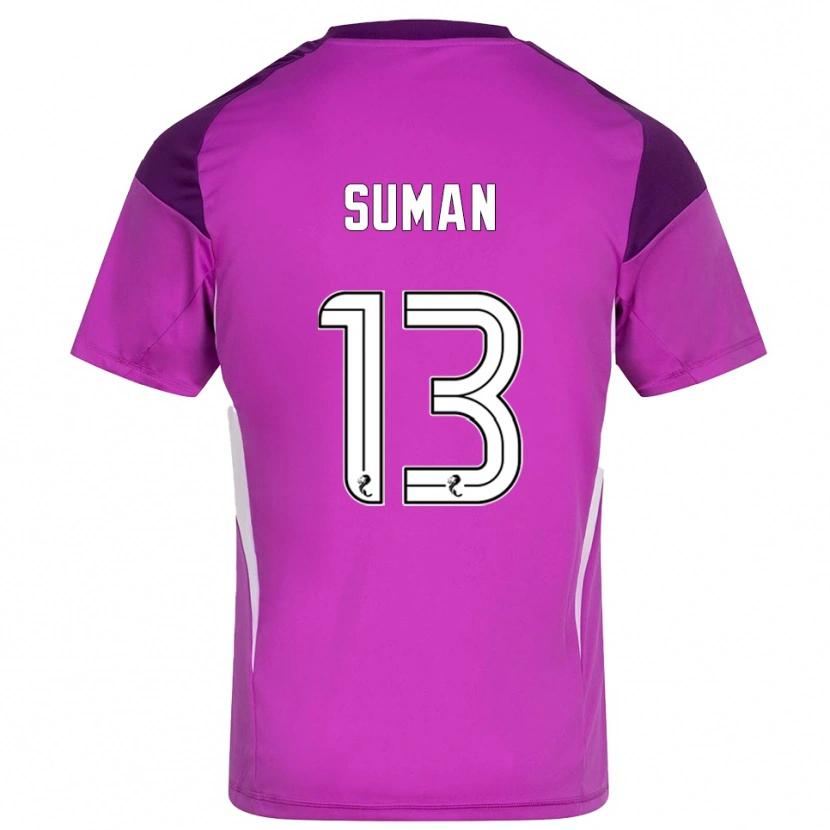 Danxen Uomo Nick Suman #13 Maglia Gara Portiere Magenta Viola 2025/26 Maglietta