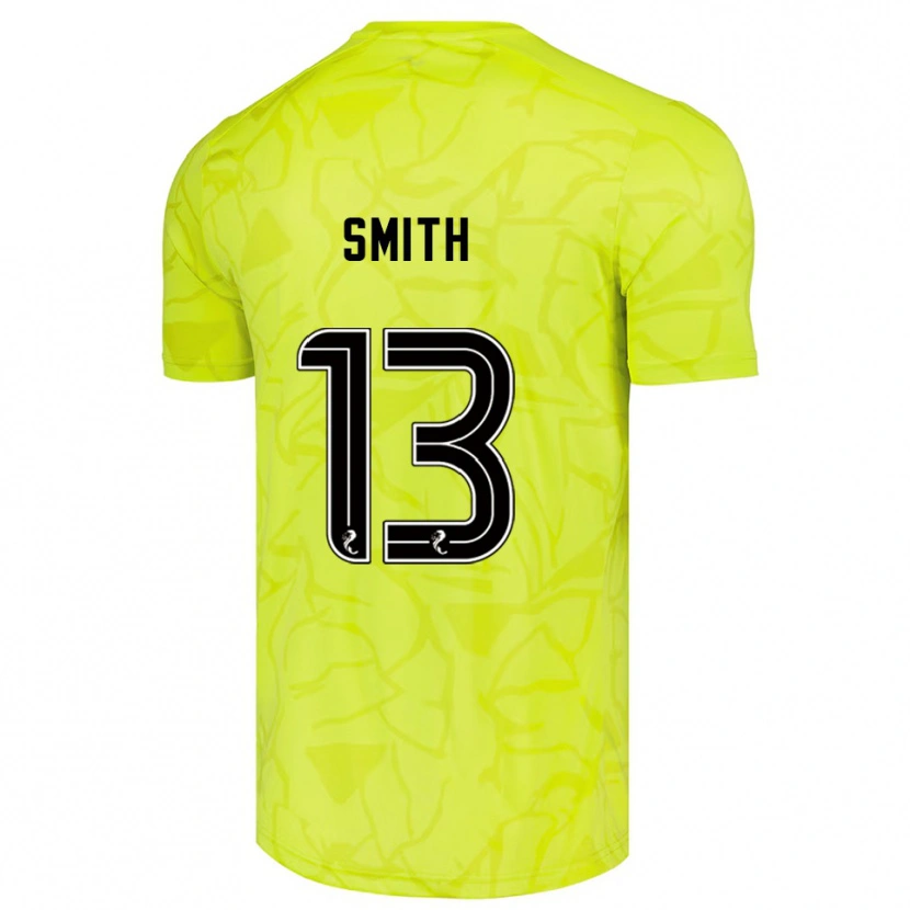 Danxen Uomo Jordan Smith #13 Maglia Gara Portiere Giallo Nero 2025/26 Maglietta