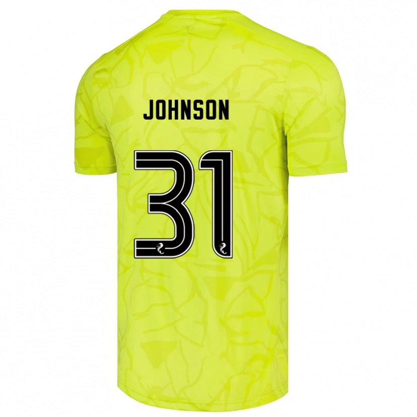 Danxen Uomo Murray Johnson #31 Maglia Gara Portiere Giallo Nero 2025/26 Maglietta