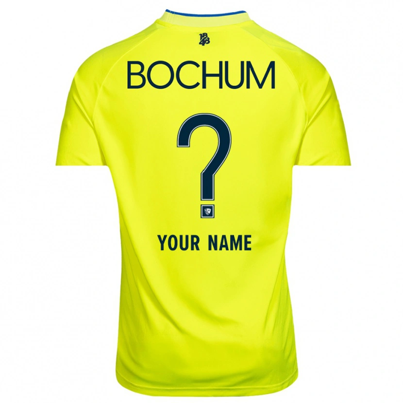 Danxen Uomo VfL Bochum Maglia Gara Portiere Verde Giallo 2025/26 Maglietta