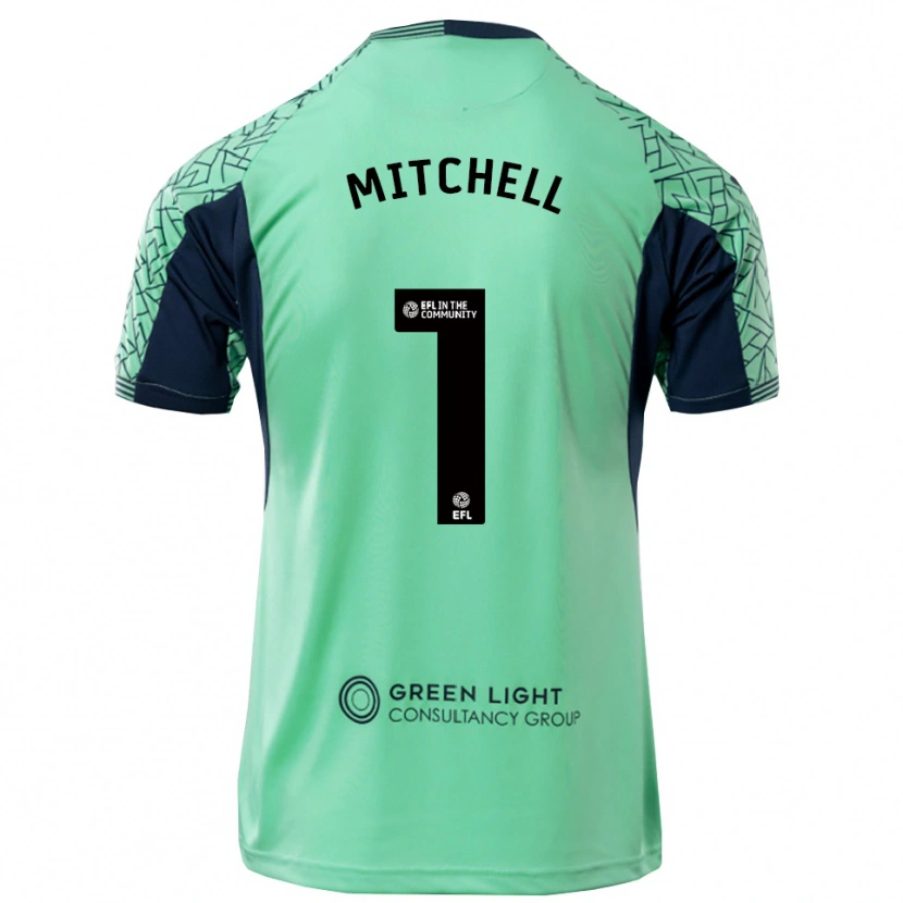 Danxen Uomo Rylee Mitchell #1 Maglia Gara Portiere Nero Acqua 2025/26 Maglietta
