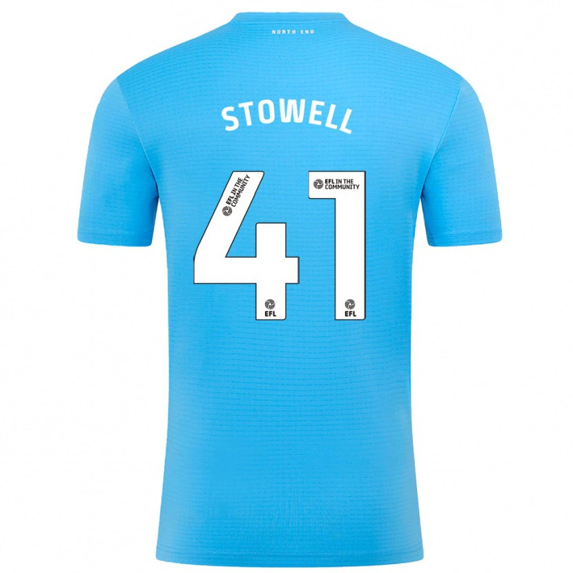 Danxen Uomo Li-Bau Stowell #41 Maglia Gara Portiere Blu Bianco 2025/26 Maglietta