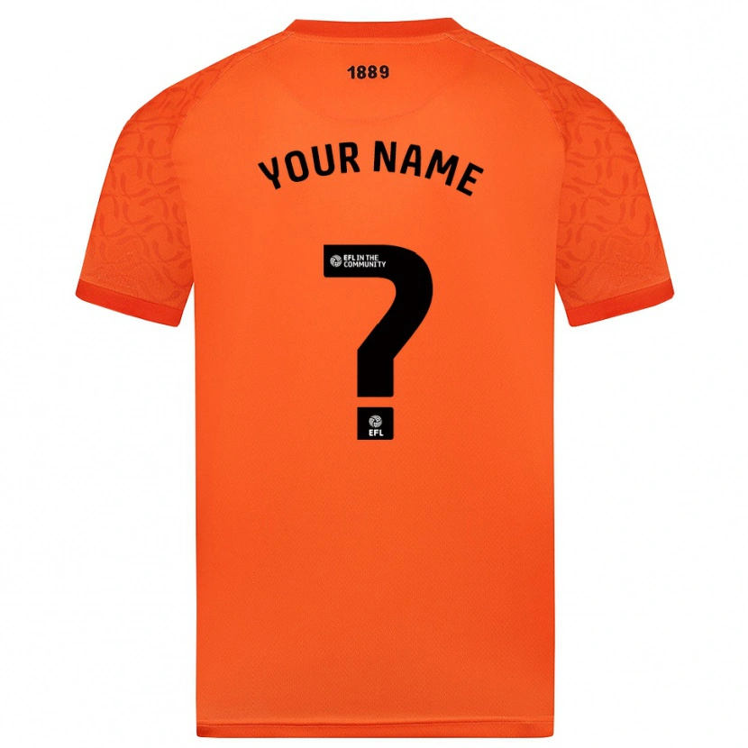 Danxen Uomo Sheffield United Maglia Gara Portiere Nero Arancio 2025/26 Maglietta