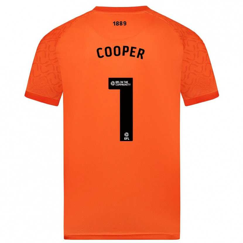 Danxen Uomo Michael Cooper #1 Maglia Gara Portiere Nero Arancio 2025/26 Maglietta