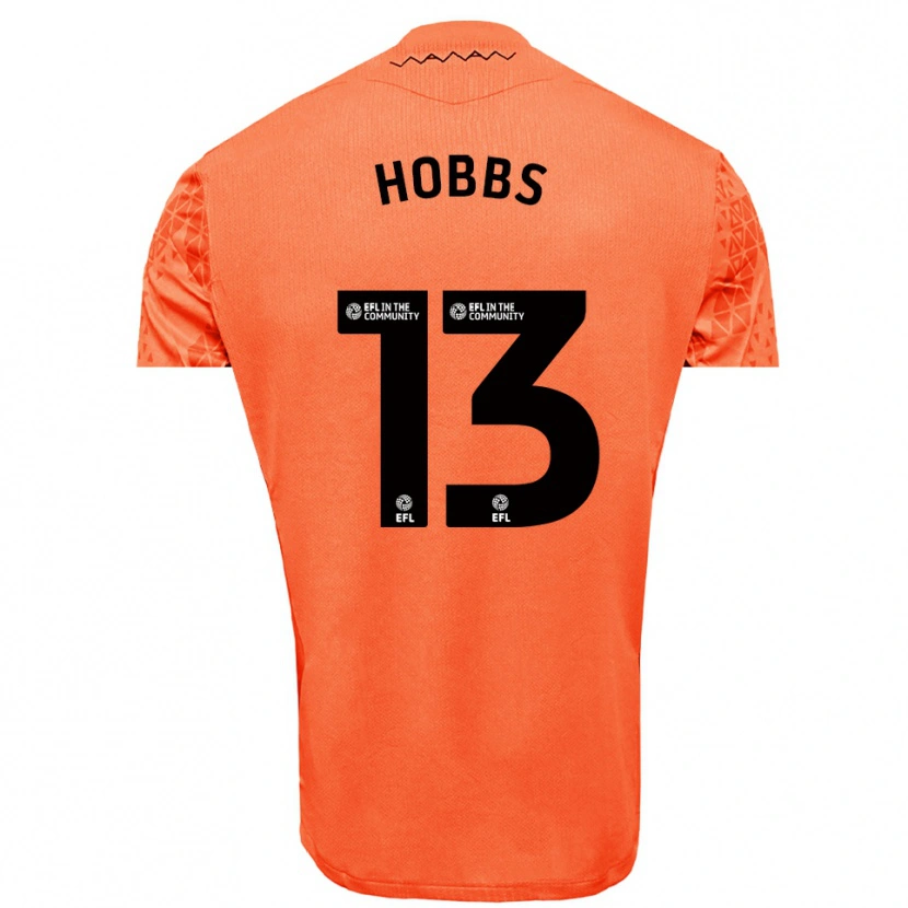Danxen Uomo Charlie Hobbs #13 Maglia Gara Portiere Nero Arancio 2025/26 Maglietta
