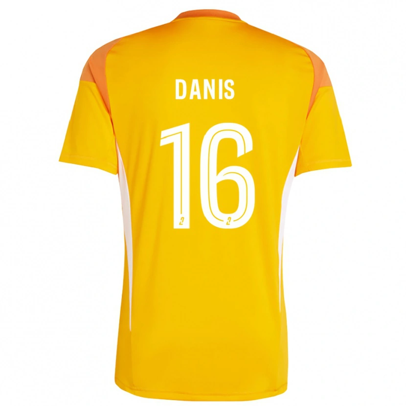 Danxen Uomo Adrien Danis #16 Maglia Gara Portiere Rosso Arancio 2025/26 Maglietta