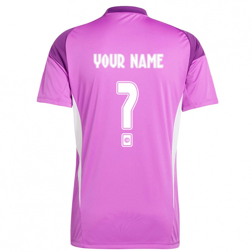 Danxen Uomo Ajax Maglia Gara Portiere Viola Chiaro Bianco 2025/26 Maglietta