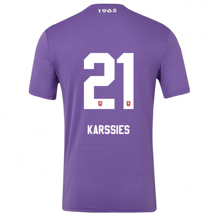Danxen Uomo Sam Karssies #21 Maglia Gara Portiere Viola Medio 2025/26 Maglietta