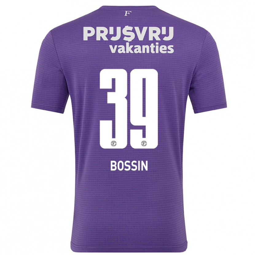 Danxen Uomo Liam Bossin #39 Maglia Gara Portiere Bianco Viola 2025/26 Maglietta