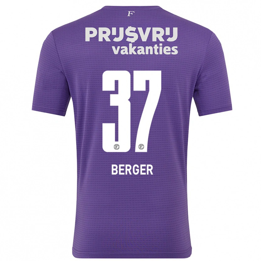Danxen Uomo Mannou Berger #37 Maglia Gara Portiere Bianco Viola 2025/26 Maglietta