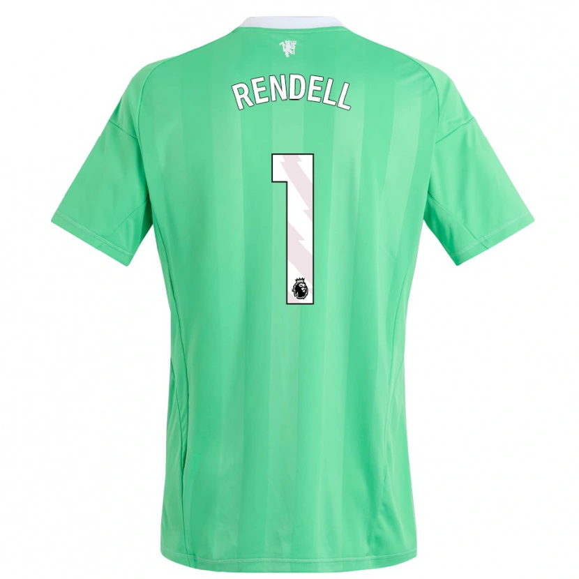 Danxen Uomo Kayla Rendell #1 Maglia Gara Portiere Verde Smeraldo 2025/26 Maglietta