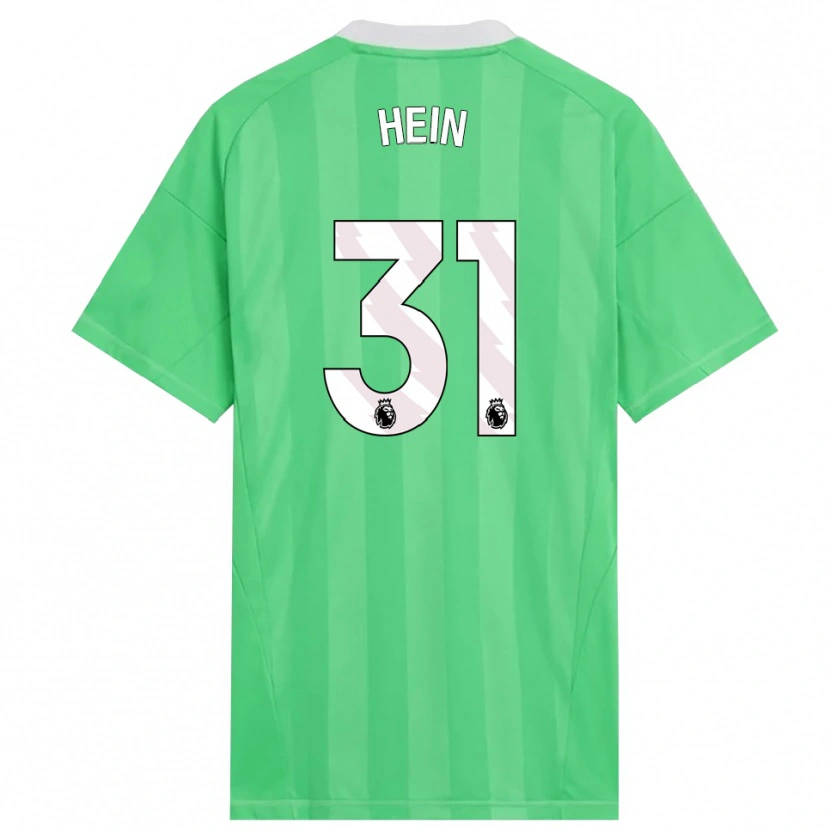 Danxen Uomo Karl Hein #31 Maglia Gara Portiere Verde Chiaro Bianco 2025/26 Maglietta