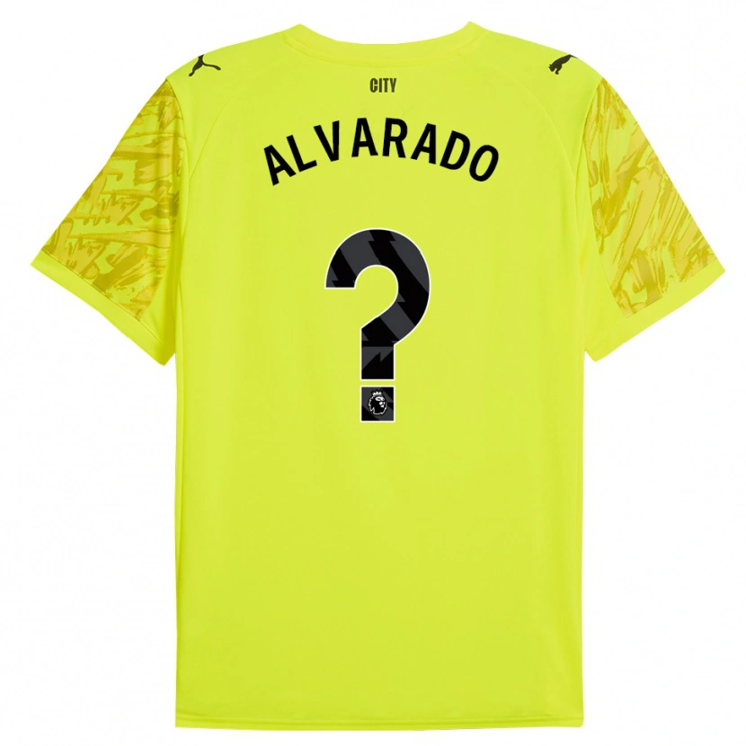 Danxen Uomo Lucas Alvarado #0 Maglia Gara Portiere Arancio Giallo Nero 2025/26 Maglietta