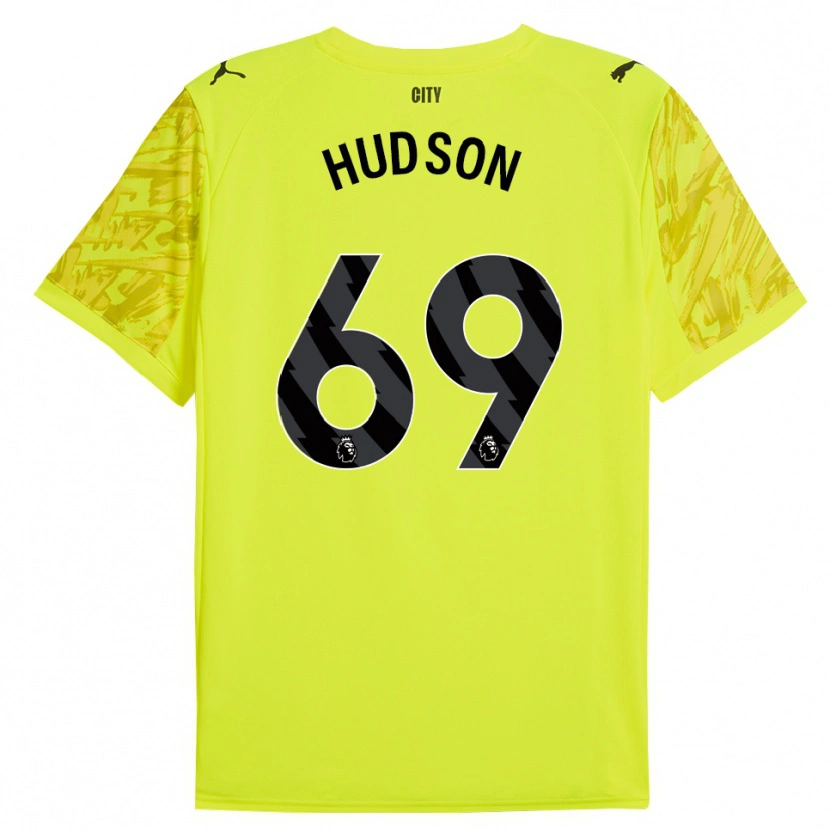 Danxen Uomo Max Hudson #69 Maglia Gara Portiere Arancio Giallo Nero 2025/26 Maglietta