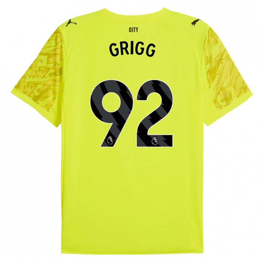Danxen Uomo Finley Grigg #92 Maglia Gara Portiere Arancio Giallo Nero 2025/26 Maglietta