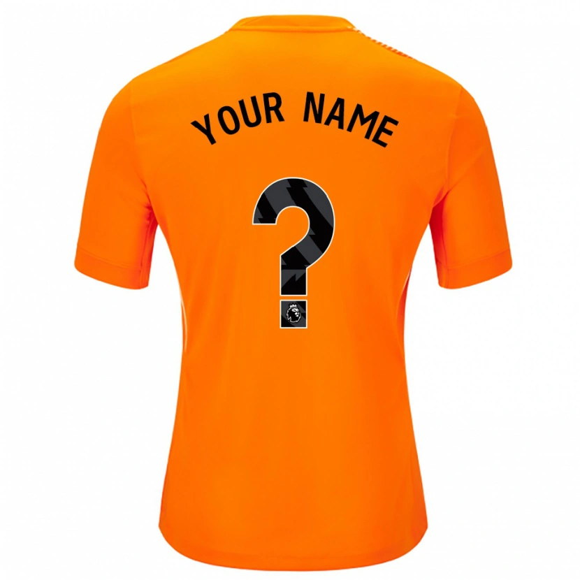Danxen Uomo Chelsea FC Maglia Gara Portiere Arancio Nero 2025/26 Maglietta