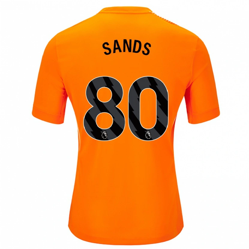Danxen Uomo Hudson Sands #80 Maglia Gara Portiere Arancio Nero 2025/26 Maglietta