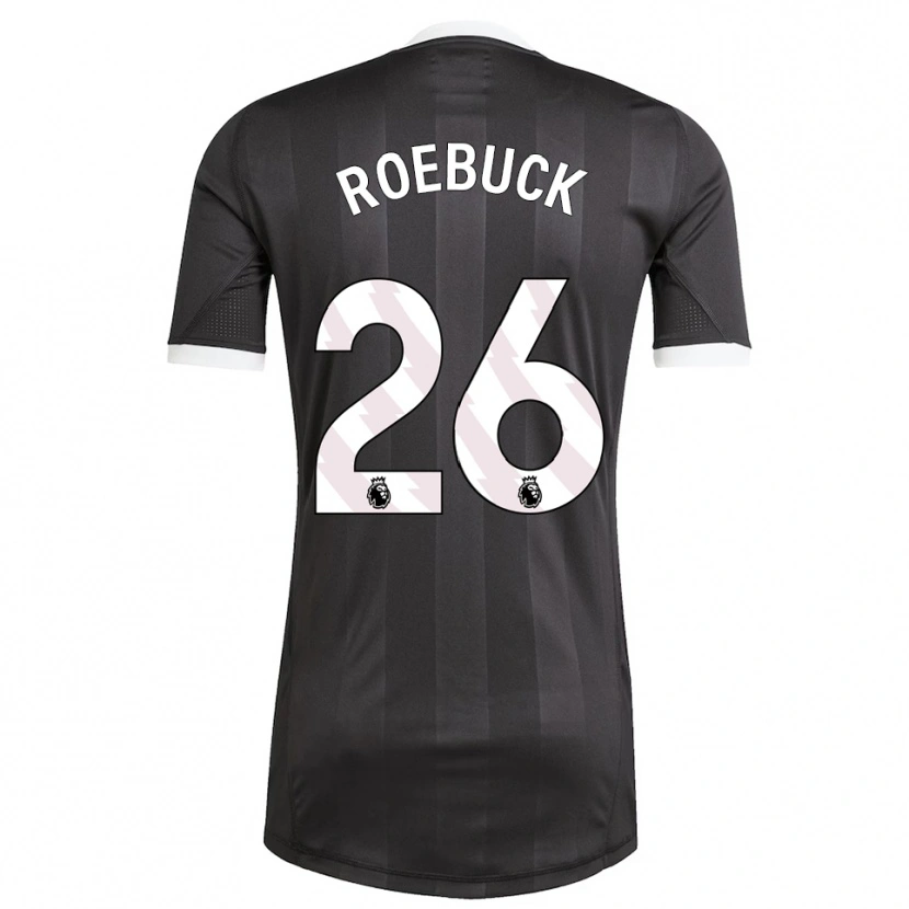 Danxen Uomo Ellie Roebuck #26 Maglia Gara Portiere Bianco Nero 2025/26 Maglietta