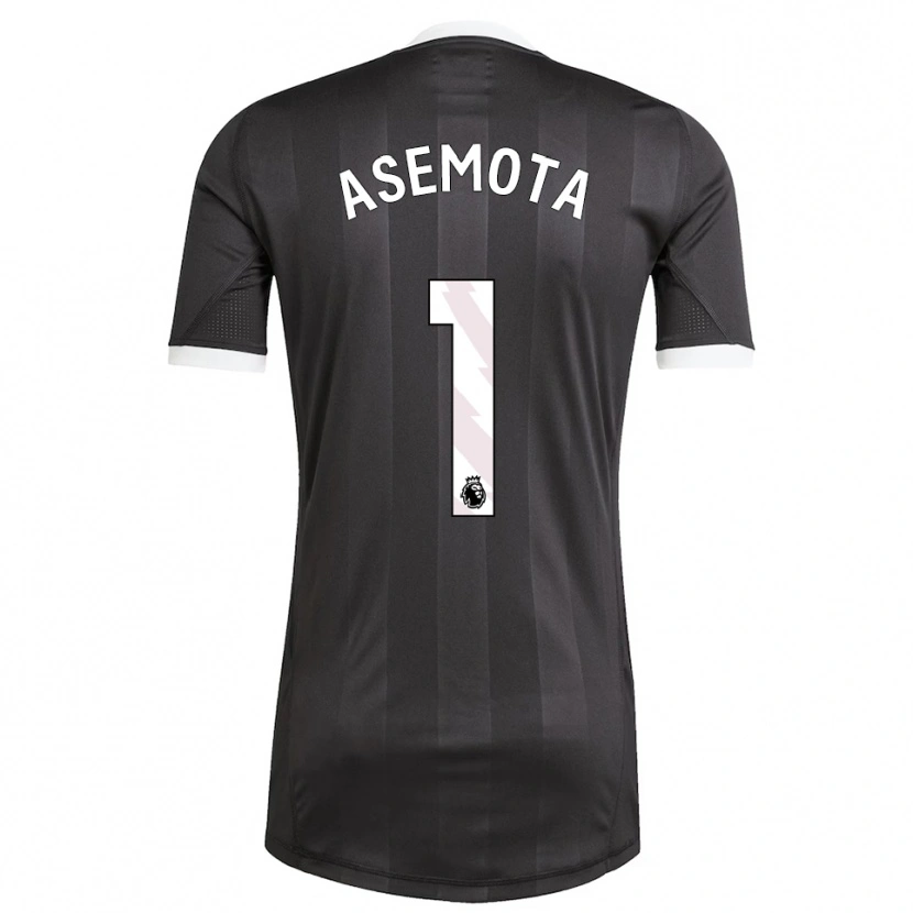 Danxen Uomo Owen Asemota #1 Maglia Gara Portiere Bianco Nero 2025/26 Maglietta