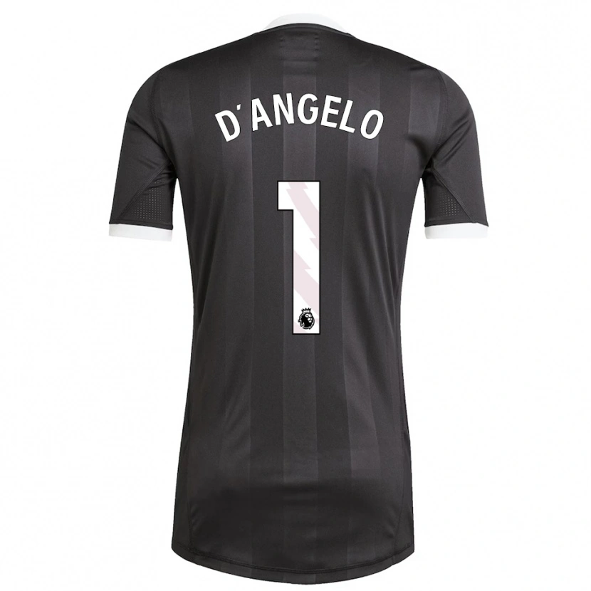 Danxen Uomo Sabrina D'angelo #1 Maglia Gara Portiere Bianco Nero 2025/26 Maglietta