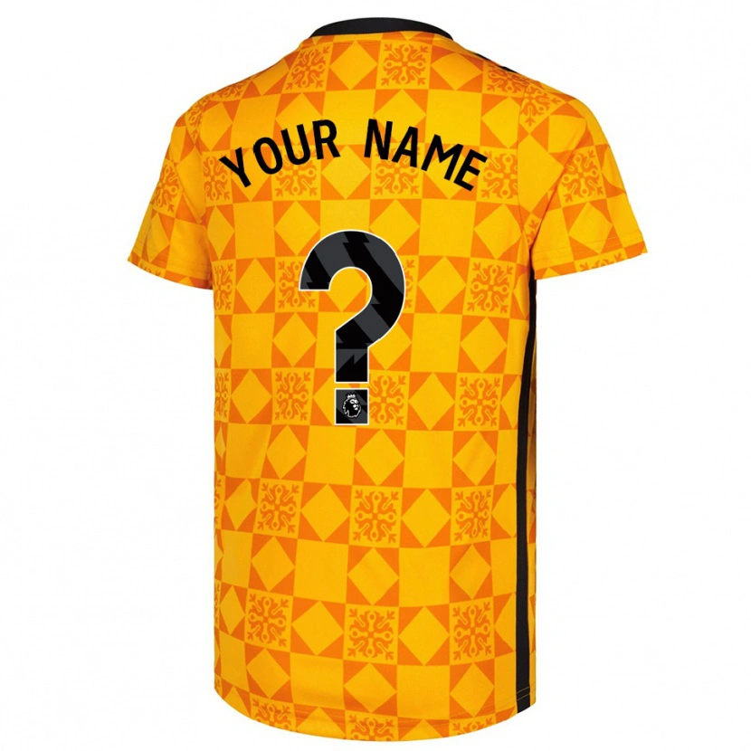 Danxen Uomo Sunderland AFC Maglia Gara Portiere Giallo Nero 2025/26 Maglietta