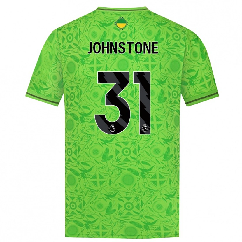 Danxen Uomo Sam Johnstone #31 Maglia Gara Portiere Verde Nero 2025/26 Maglietta