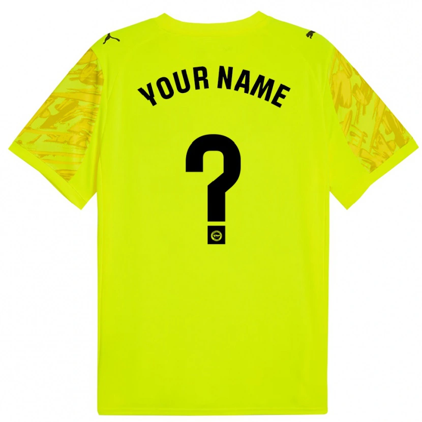 Danxen Uomo Deportivo Alaves Maglia Gara Portiere Giallo Nero 2025/26 Maglietta