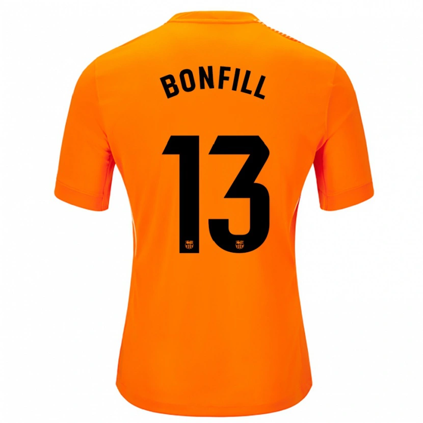 Danxen Uomo Max Bonfill #13 Maglia Gara Portiere Arancione Nero 2025/26 Maglietta