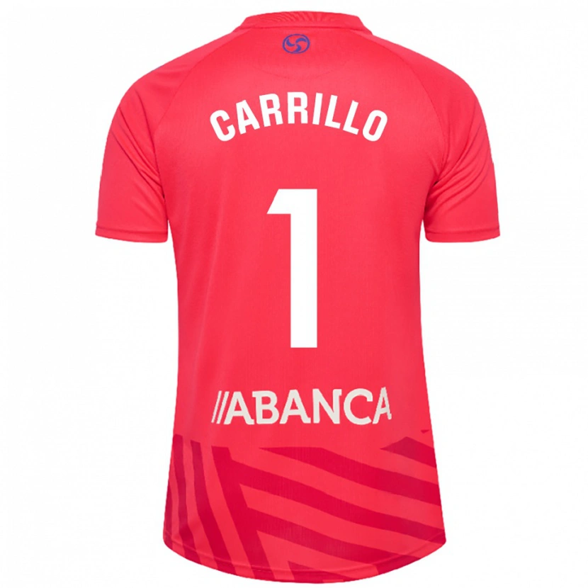 Danxen Uomo Coke Carrillo #1 Maglia Gara Portiere Rosso Bianco 2025/26 Maglietta