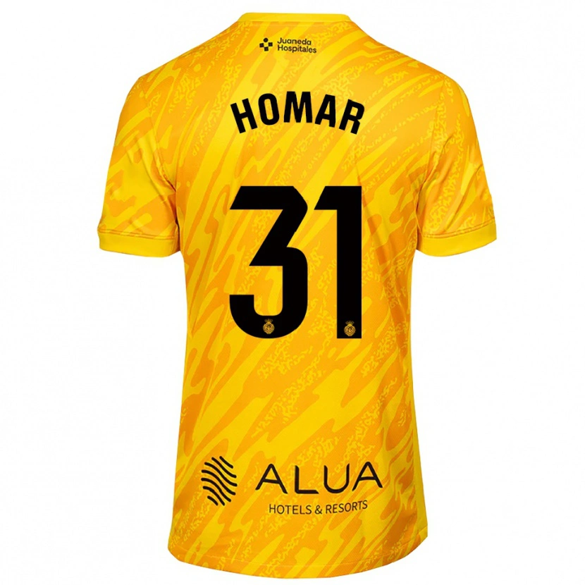 Danxen Uomo Gaspar Homar #31 Maglia Gara Portiere Arancione Nero 2025/26 Maglietta