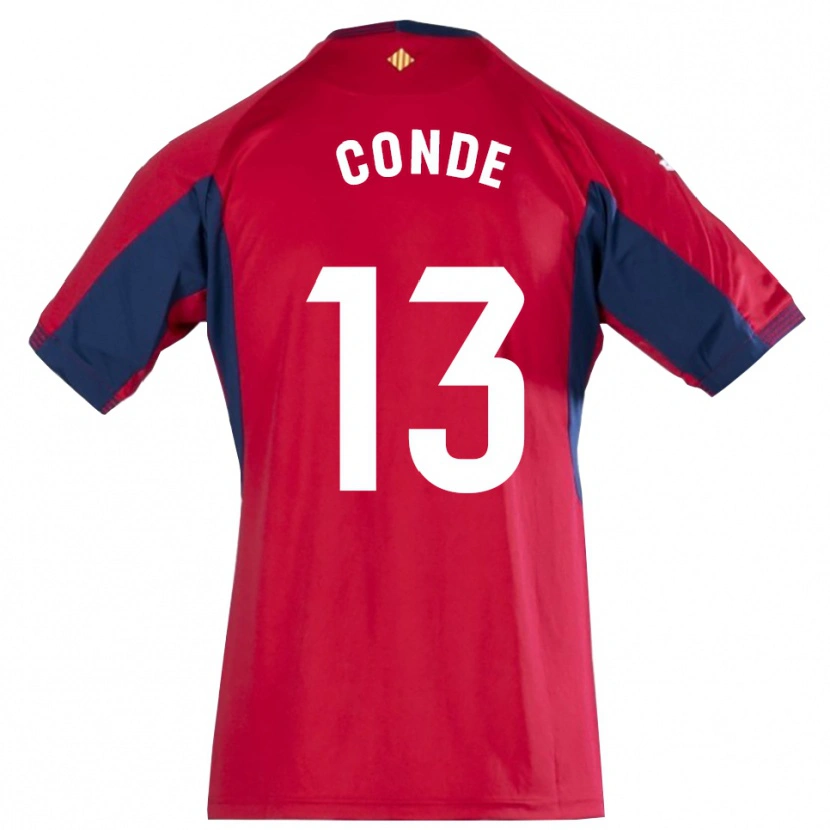 Danxen Uomo Diego Conde #13 Maglia Gara Portiere Blu Royal Rosso 2025/26 Maglietta
