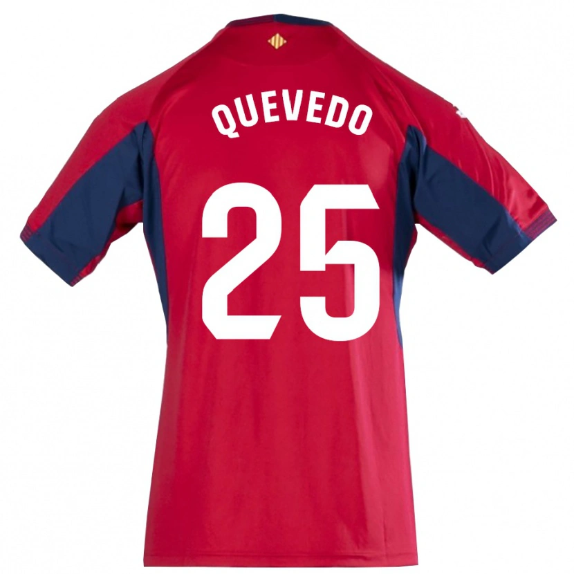 Danxen Uomo Alex Quevedo #25 Maglia Gara Portiere Blu Royal Rosso 2025/26 Maglietta