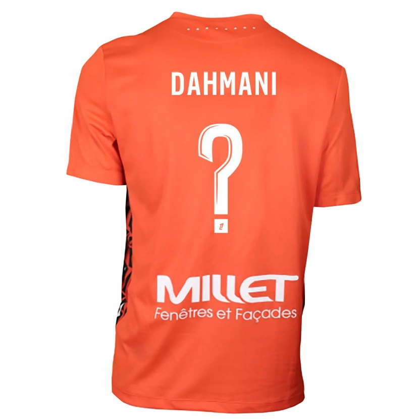 Danxen Uomo Waël Dahmani #0 Maglia Gara Portiere Arancione Bianco 2025/26 Maglietta